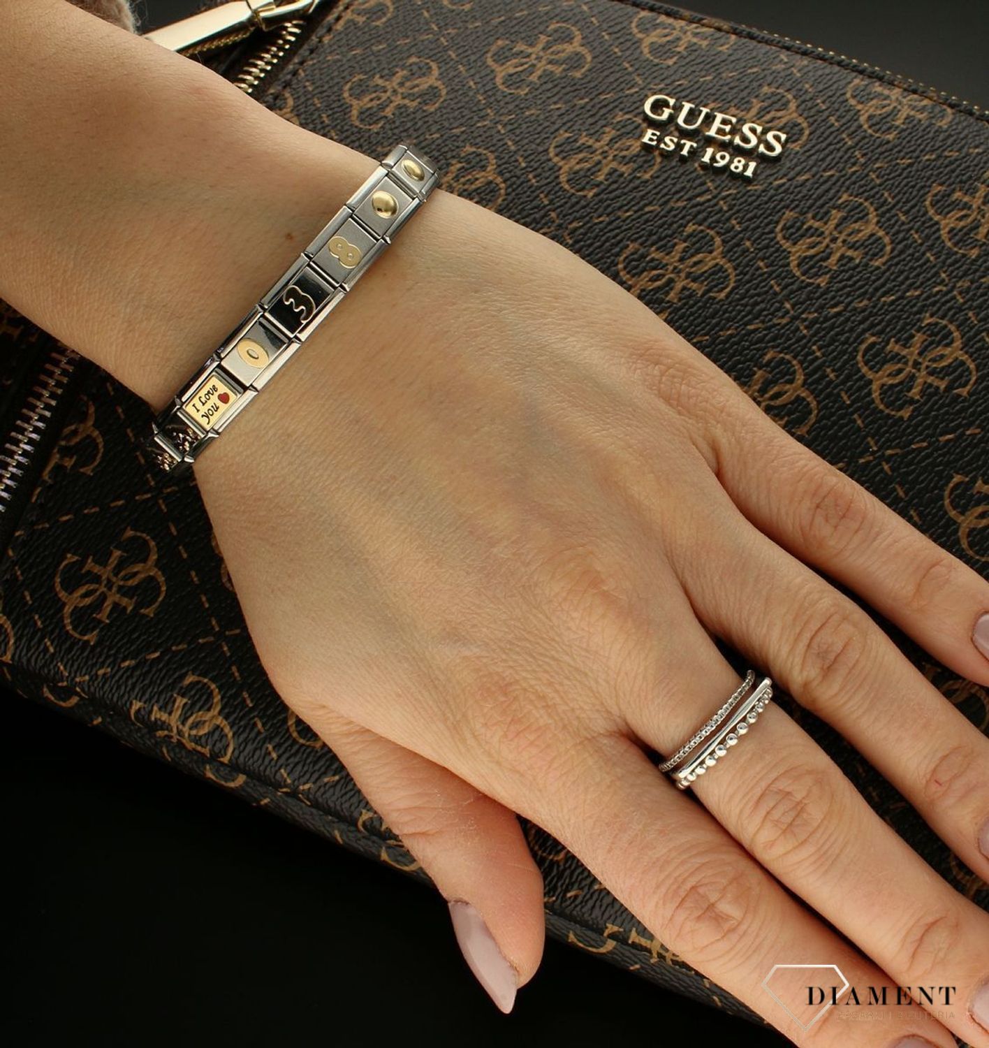 Nomination Link 18K zawieszka złoto 'Cyfra 3' 030102 03 ✓ Wyjątkowy prezent ✓ Nomination ✓ Bransoletka Nomination ✓ Bransoletka ze stali ✓Nomination Italy.jpg